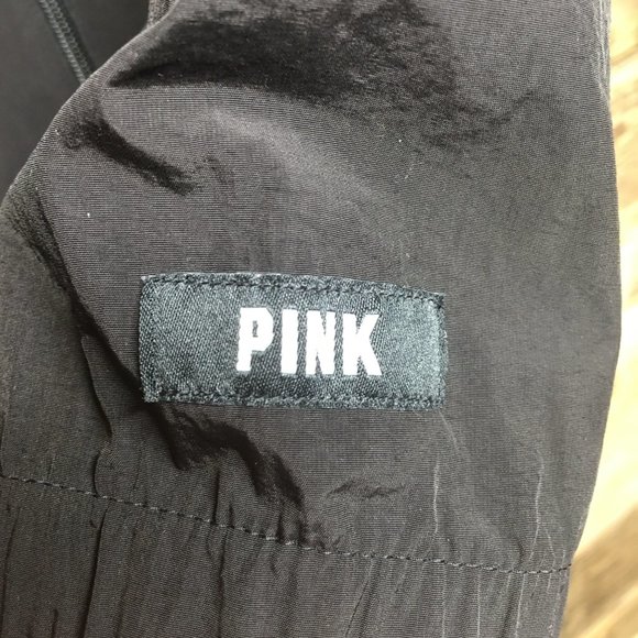 Victoria's Secret PINK Jacket Hidden Collar Hood Size S/M - Picture 7 of 9